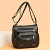 Women's Vintage Crossbody Bag Shoulder Strap - Black