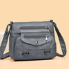 Women's Vintage Crossbody Bag Shoulder Strap - Gray
