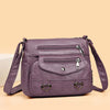 Women's Vintage Crossbody Bag Shoulder Strap - Purple
