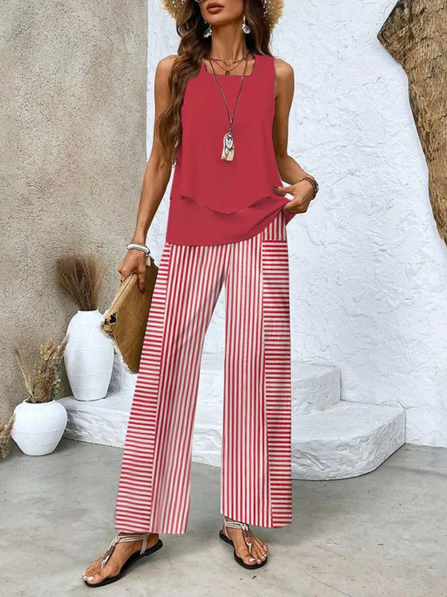 Women's Wide Leg Set Two Piece